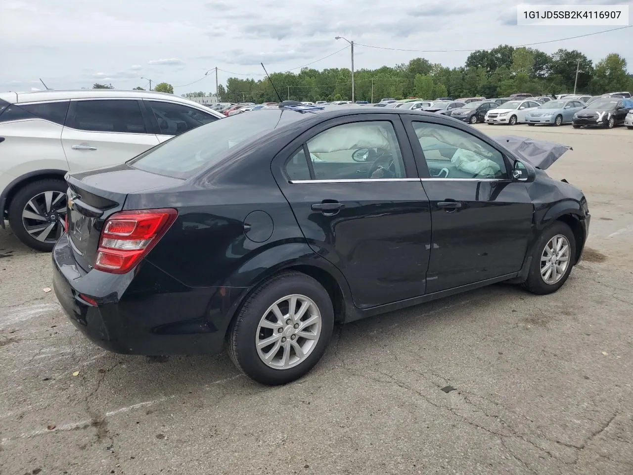 2019 Chevrolet Sonic Lt VIN: 1G1JD5SB2K4116907 Lot: 66890334