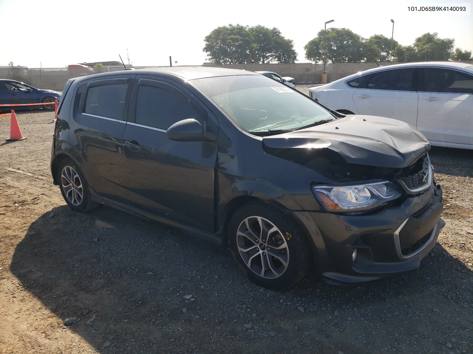 2019 Chevrolet Sonic Lt VIN: 1G1JD6SB9K4140093 Lot: 67168274