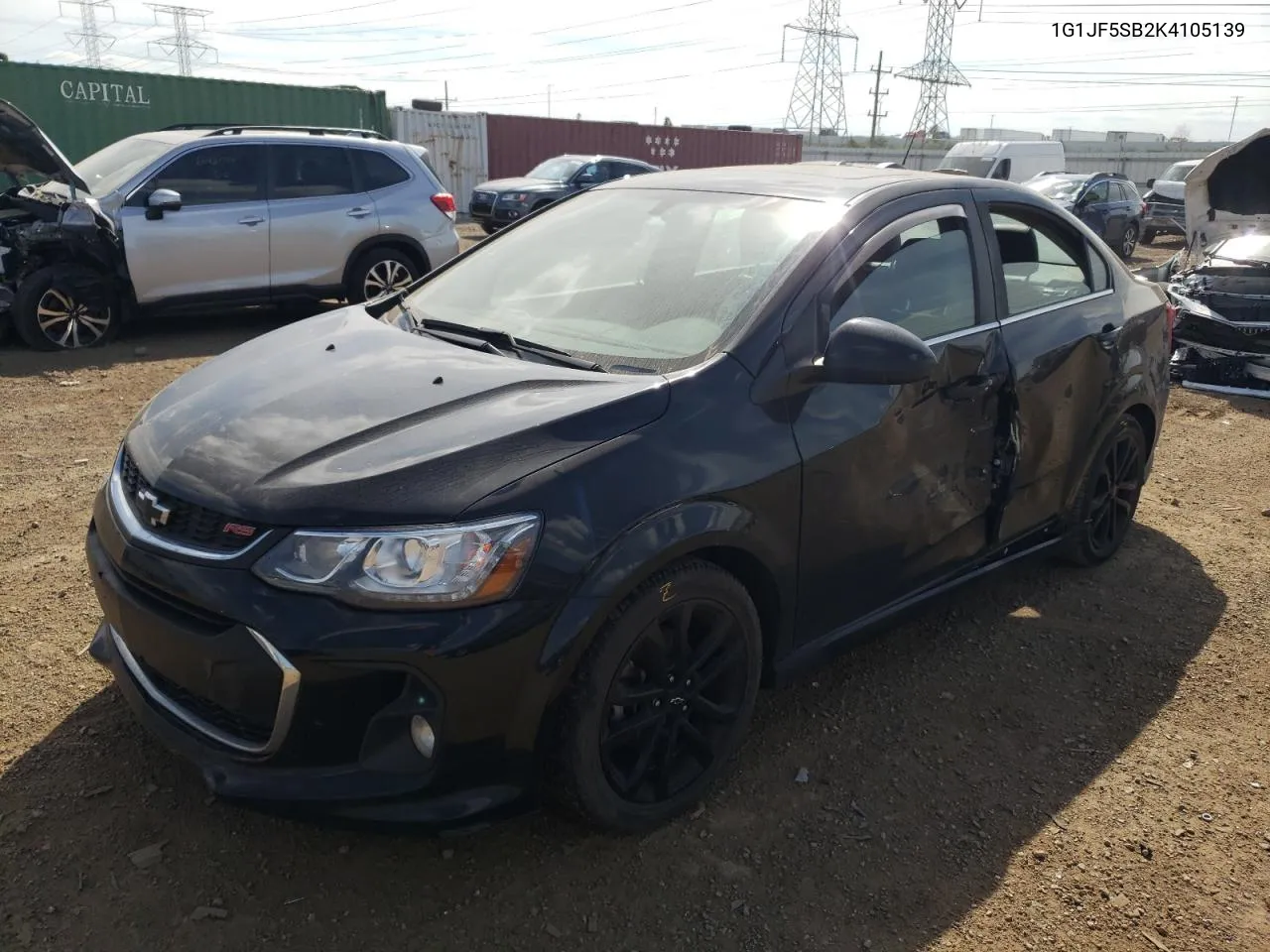 2019 Chevrolet Sonic Premier VIN: 1G1JF5SB2K4105139 Lot: 67351374