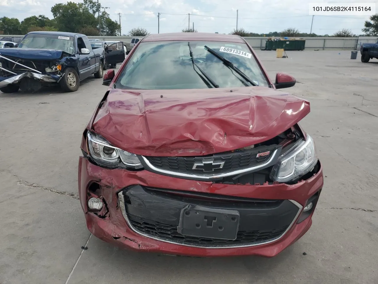 1G1JD6SB2K4115164 2019 Chevrolet Sonic Lt