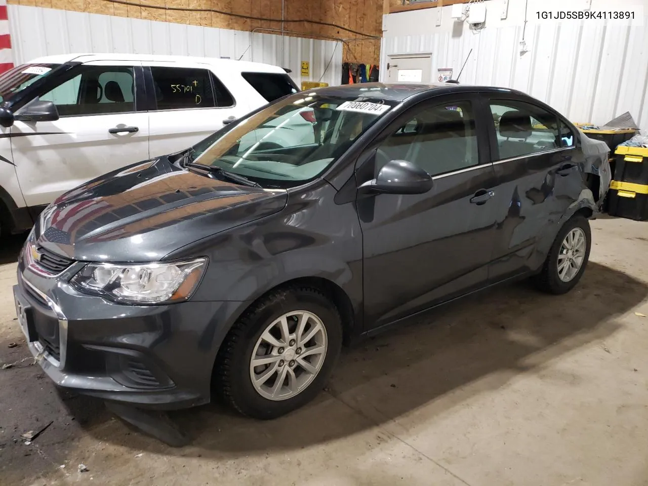 2019 Chevrolet Sonic Lt VIN: 1G1JD5SB9K4113891 Lot: 70880704