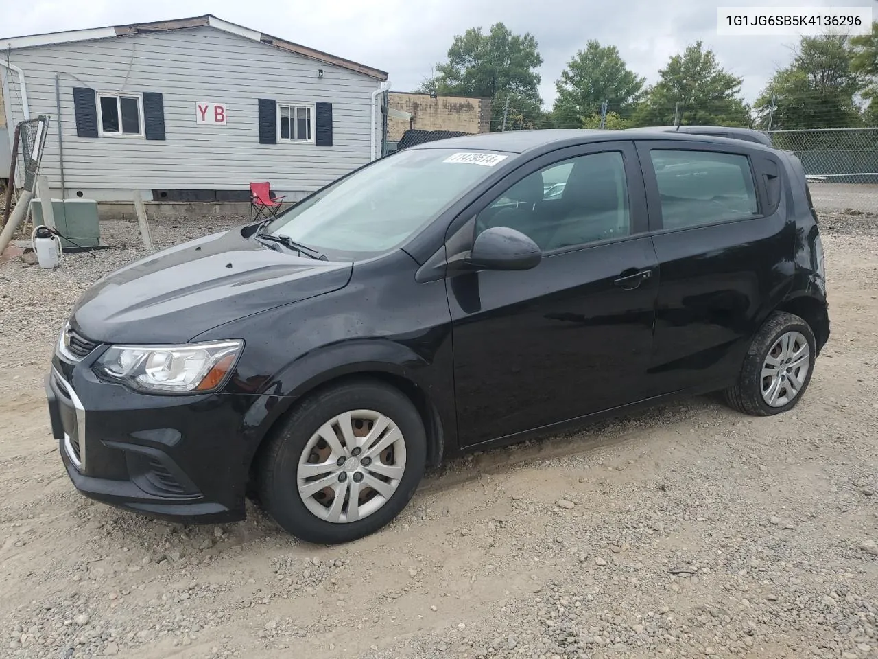 1G1JG6SB5K4136296 2019 Chevrolet Sonic