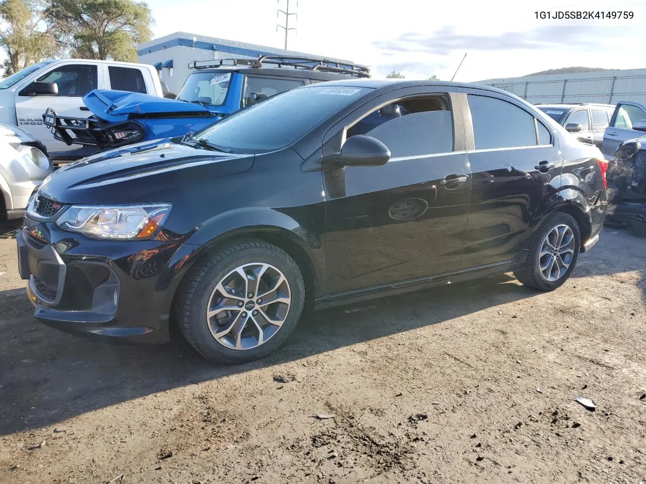 2019 Chevrolet Sonic Lt VIN: 1G1JD5SB2K4149759 Lot: 71669244