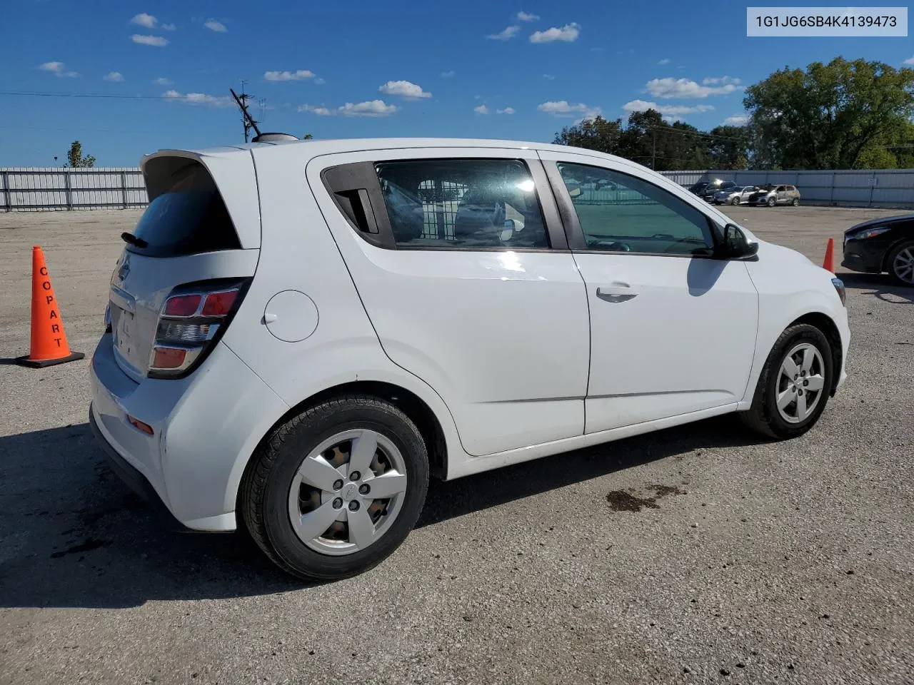 2019 Chevrolet Sonic VIN: 1G1JG6SB4K4139473 Lot: 71991754