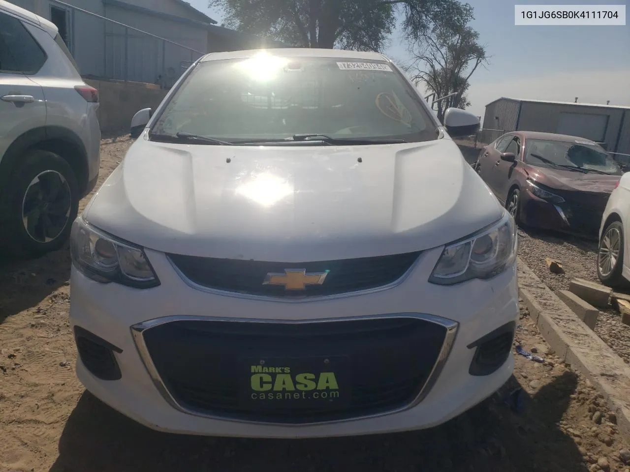 1G1JG6SB0K4111704 2019 Chevrolet Sonic