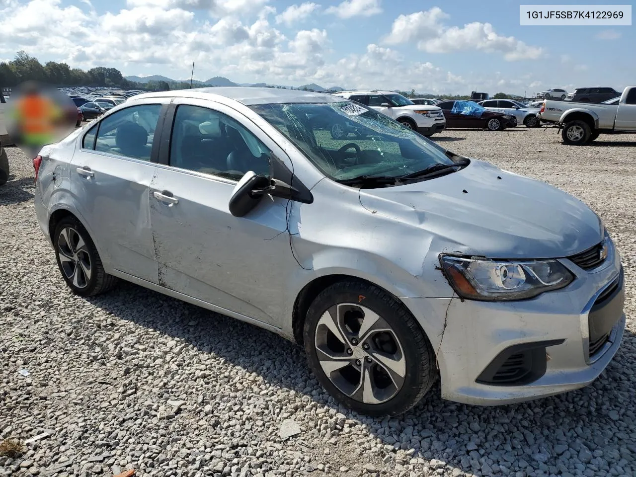 1G1JF5SB7K4122969 2019 Chevrolet Sonic Premier