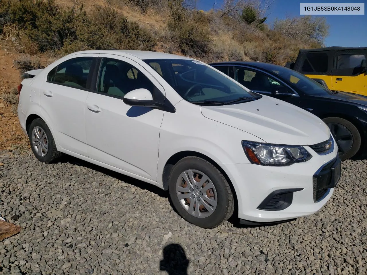 2019 Chevrolet Sonic Ls VIN: 1G1JB5SB0K4148048 Lot: 74121674