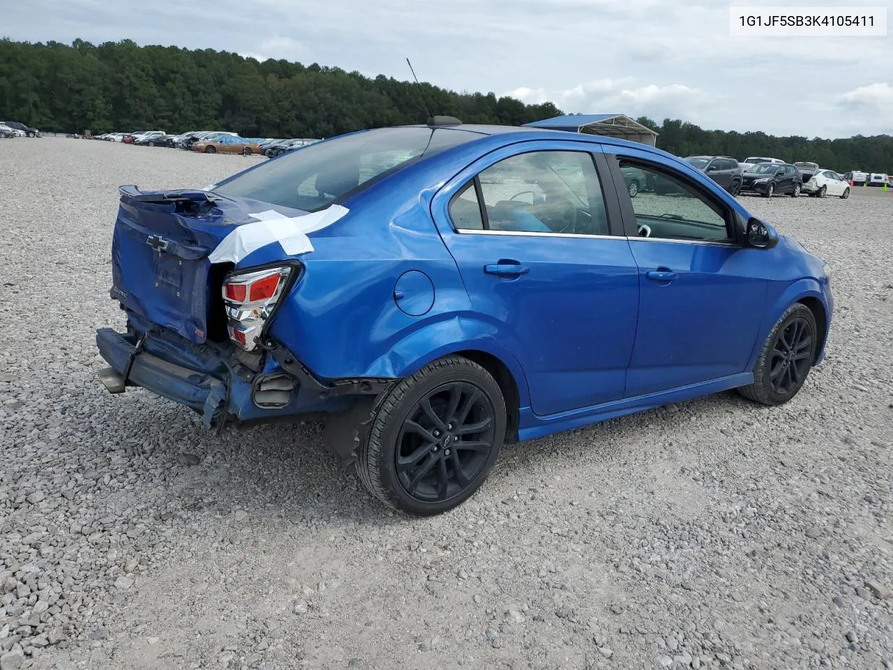 2019 Chevrolet Sonic Premier VIN: 1G1JF5SB3K4105411 Lot: 74526784