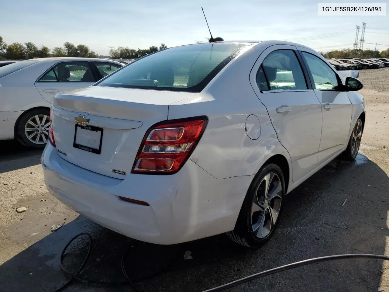 2019 Chevrolet Sonic Premier VIN: 1G1JF5SB2K4126895 Lot: 76505134