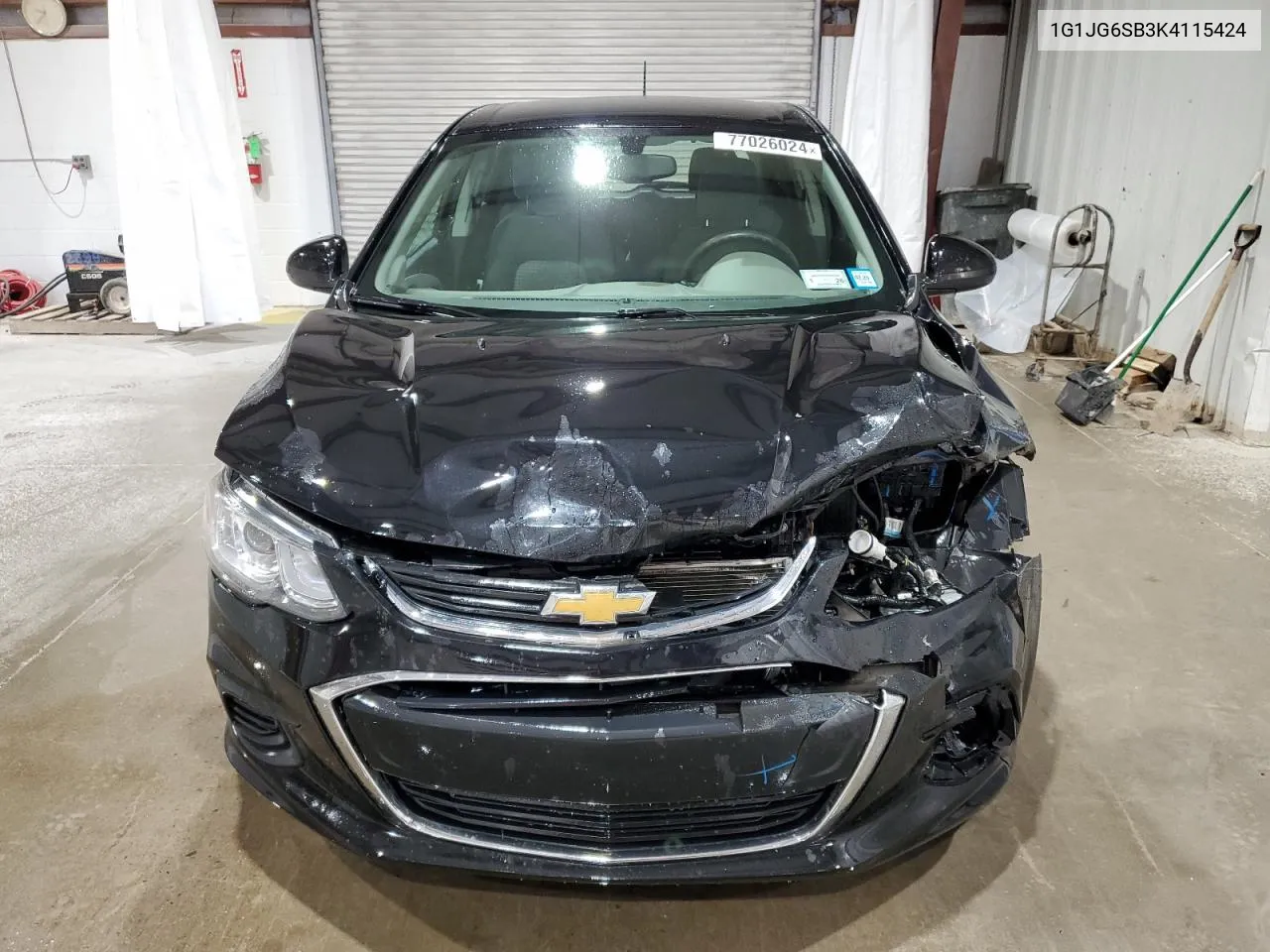 2019 Chevrolet Sonic VIN: 1G1JG6SB3K4115424 Lot: 77026024