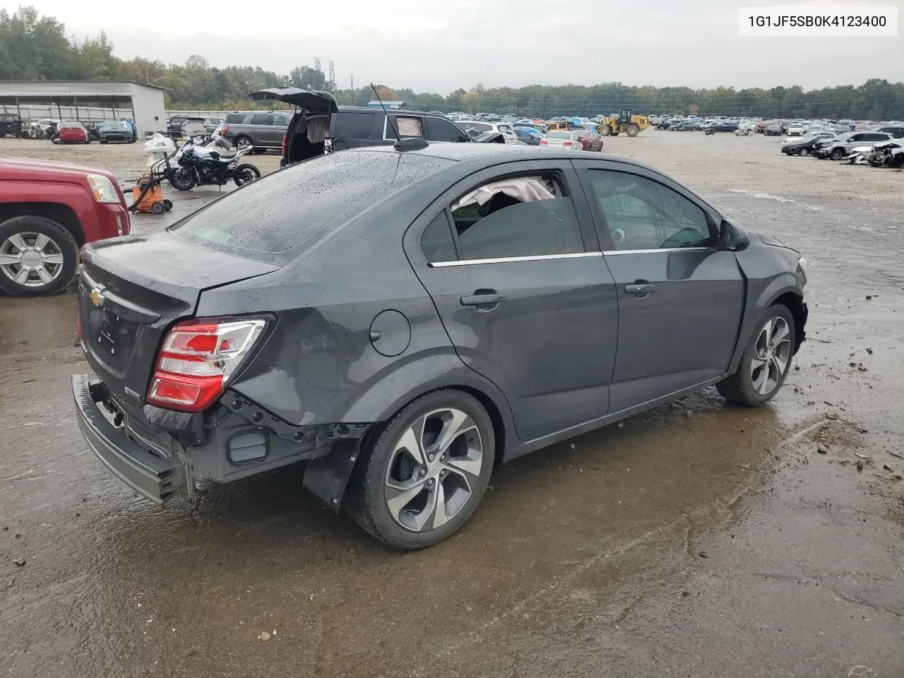 2019 Chevrolet Sonic Premier VIN: 1G1JF5SB0K4123400 Lot: 77690144