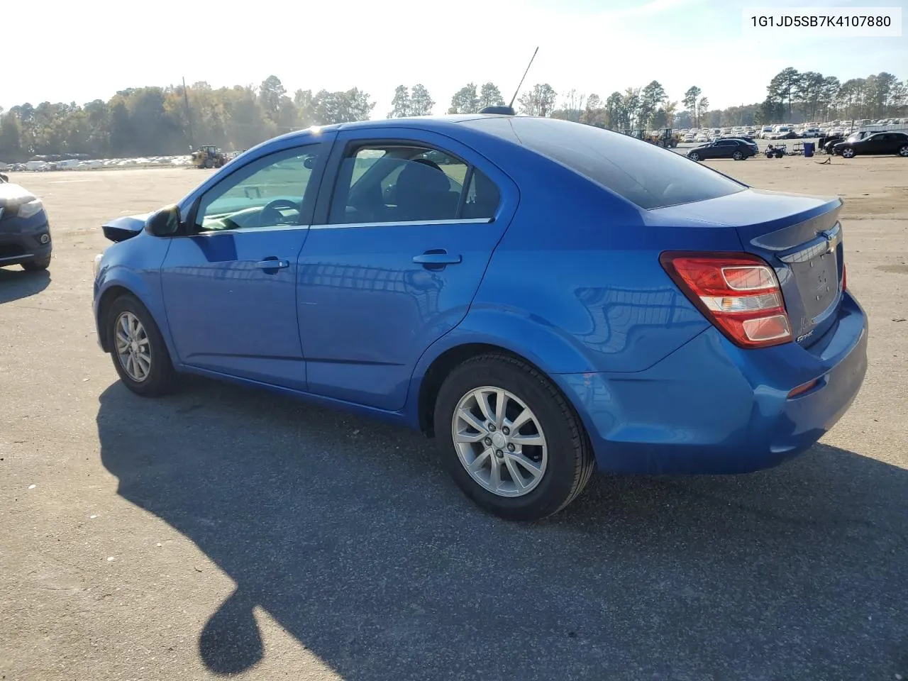 2019 Chevrolet Sonic Lt VIN: 1G1JD5SB7K4107880 Lot: 77754184