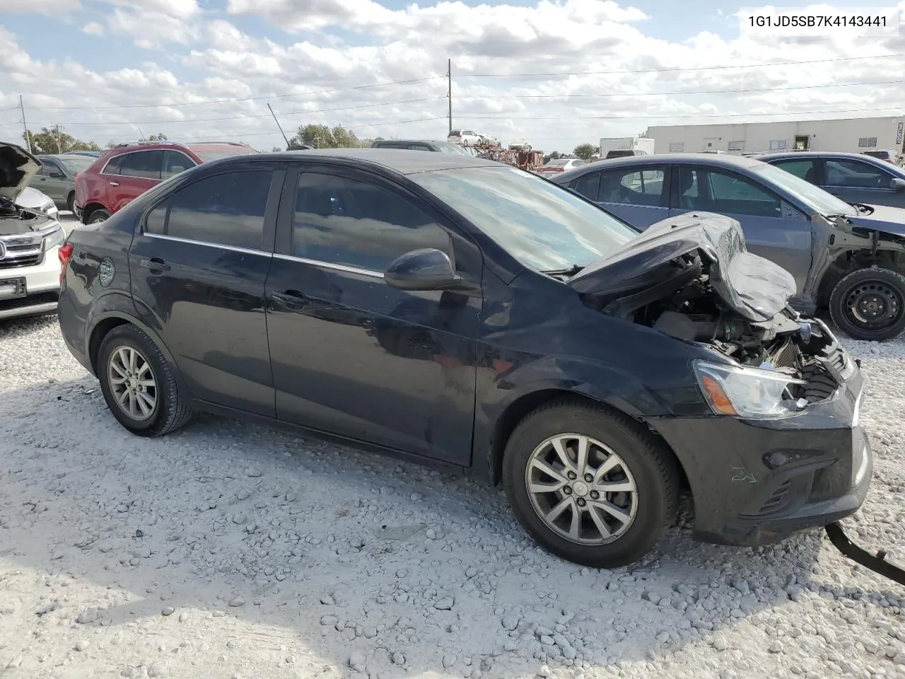 2019 Chevrolet Sonic Lt VIN: 1G1JD5SB7K4143441 Lot: 78541494