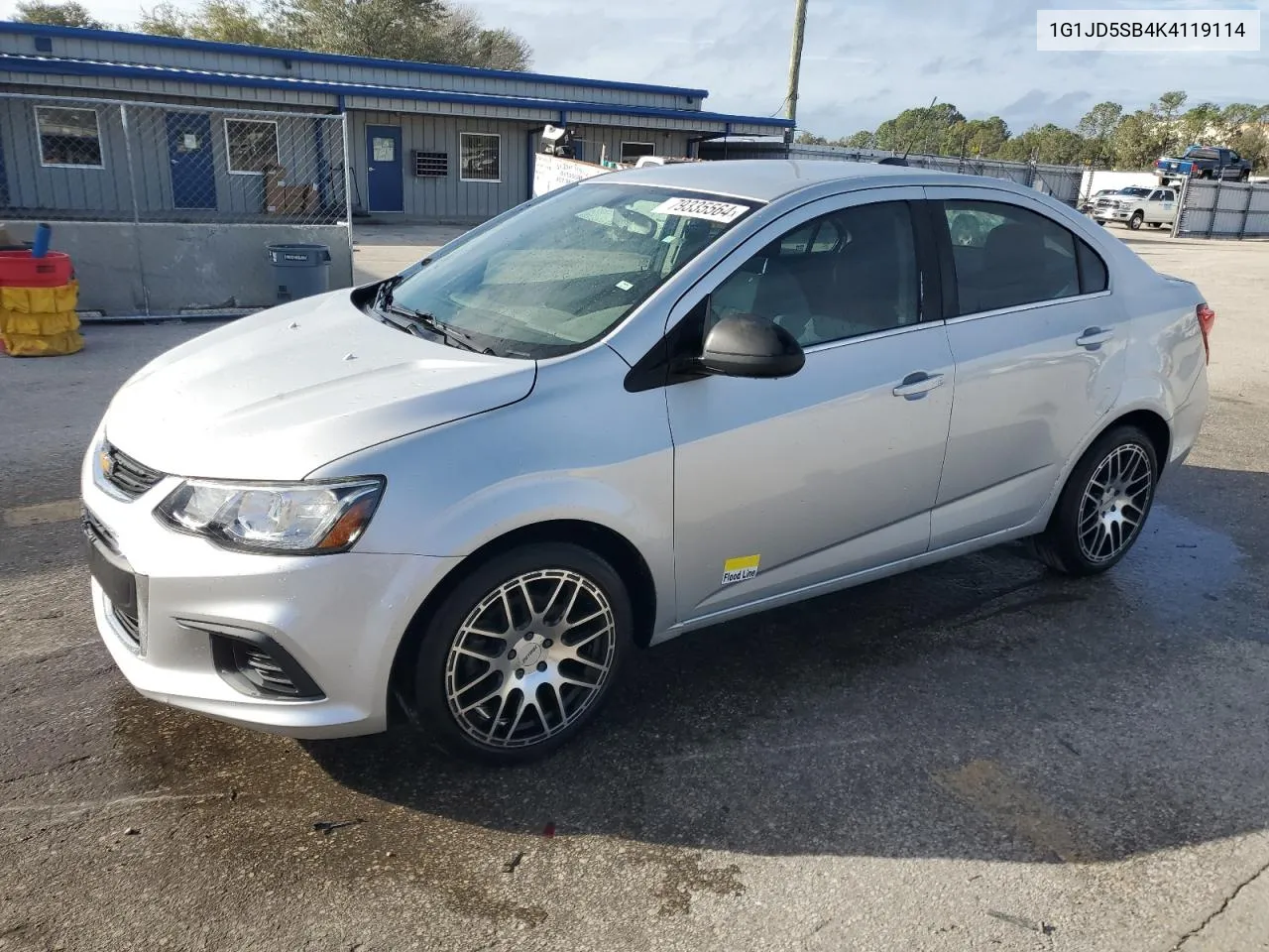 2019 Chevrolet Sonic Lt VIN: 1G1JD5SB4K4119114 Lot: 79335564