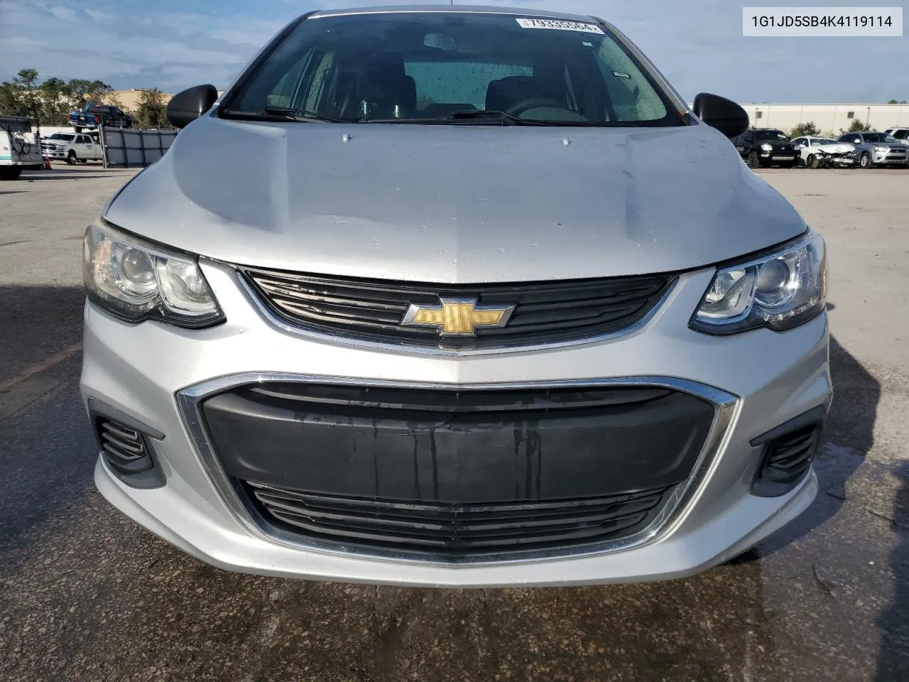 2019 Chevrolet Sonic Lt VIN: 1G1JD5SB4K4119114 Lot: 79335564