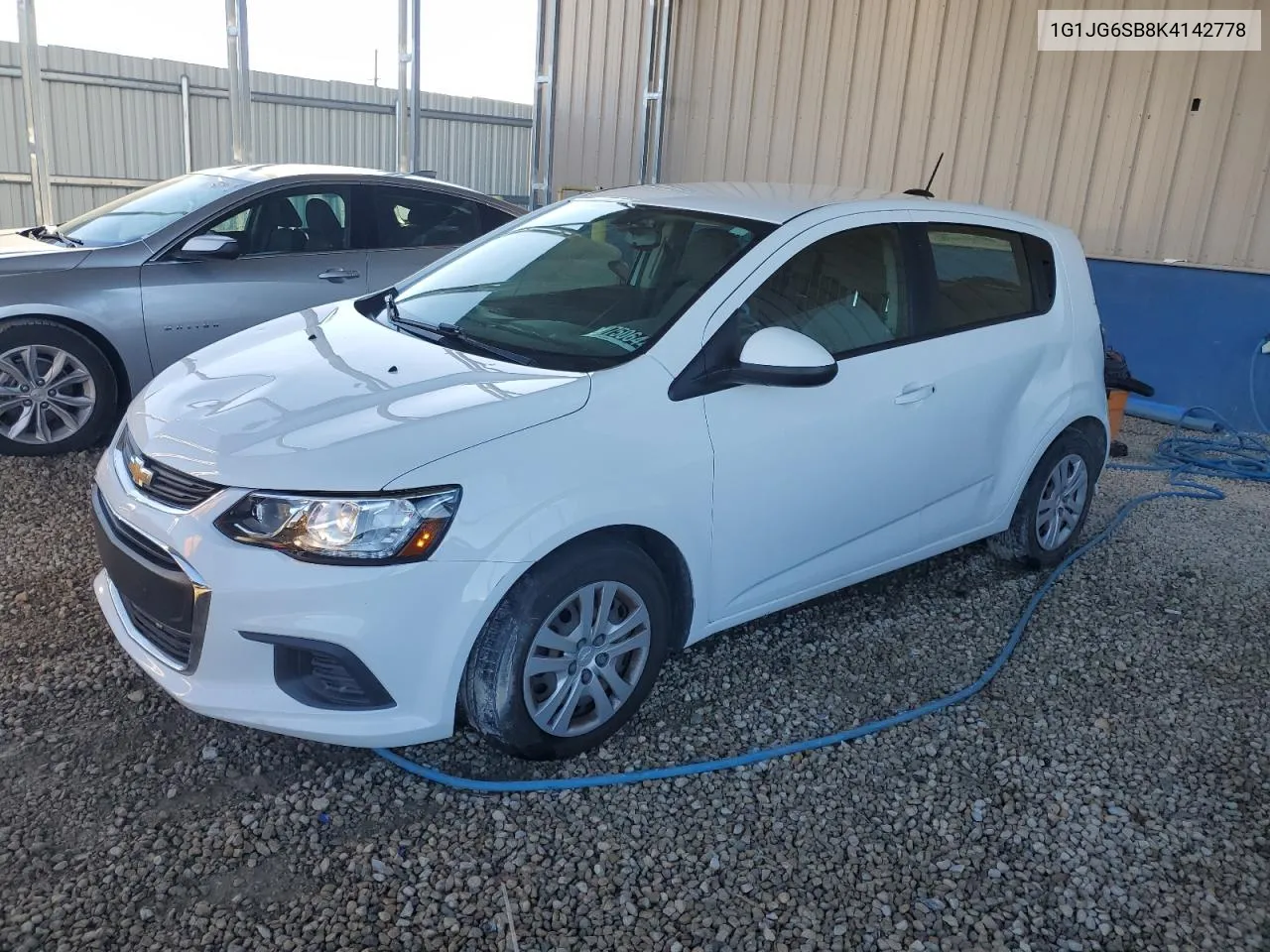 2019 Chevrolet Sonic VIN: 1G1JG6SB8K4142778 Lot: 80750644