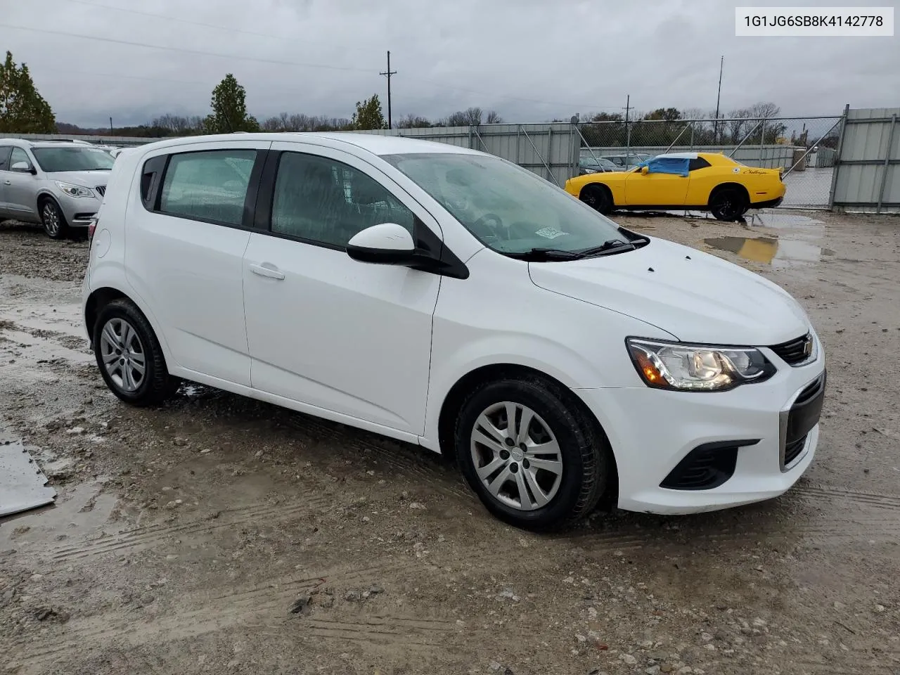 2019 Chevrolet Sonic VIN: 1G1JG6SB8K4142778 Lot: 80750644