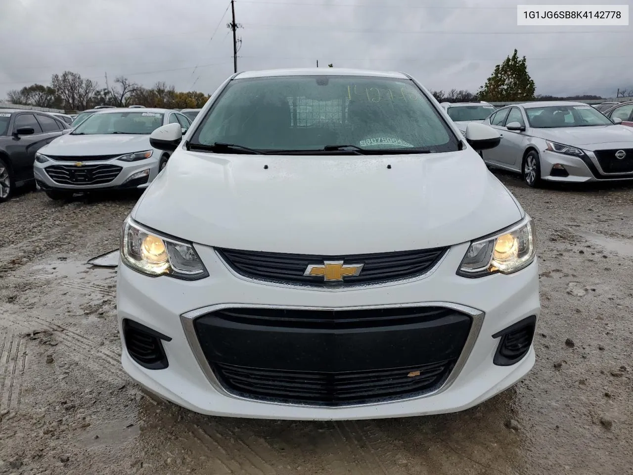 2019 Chevrolet Sonic VIN: 1G1JG6SB8K4142778 Lot: 80750644