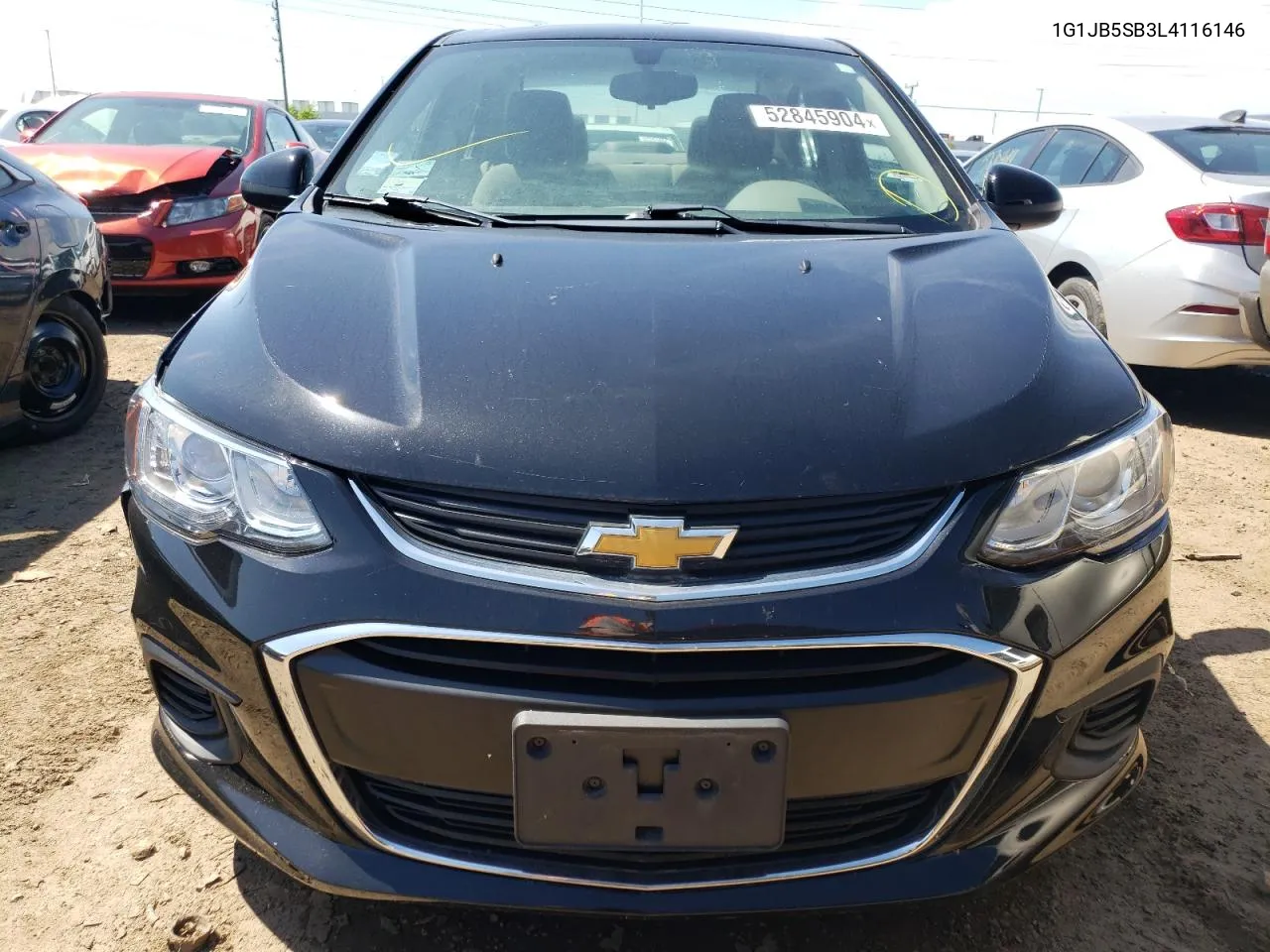 2020 Chevrolet Sonic Ls VIN: 1G1JB5SB3L4116146 Lot: 52845904