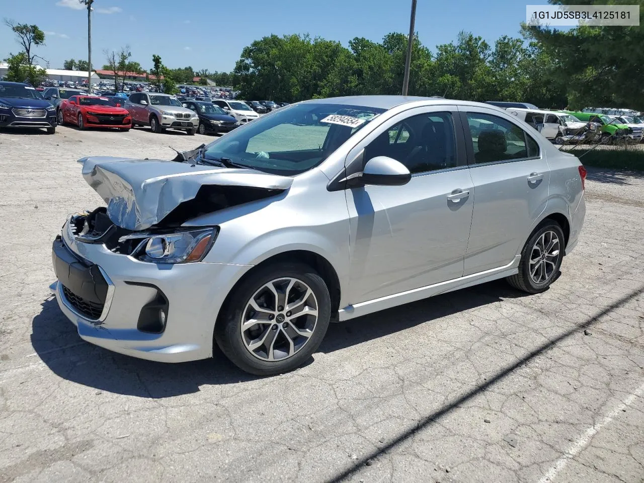 2020 Chevrolet Sonic Lt VIN: 1G1JD5SB3L4125181 Lot: 58294554