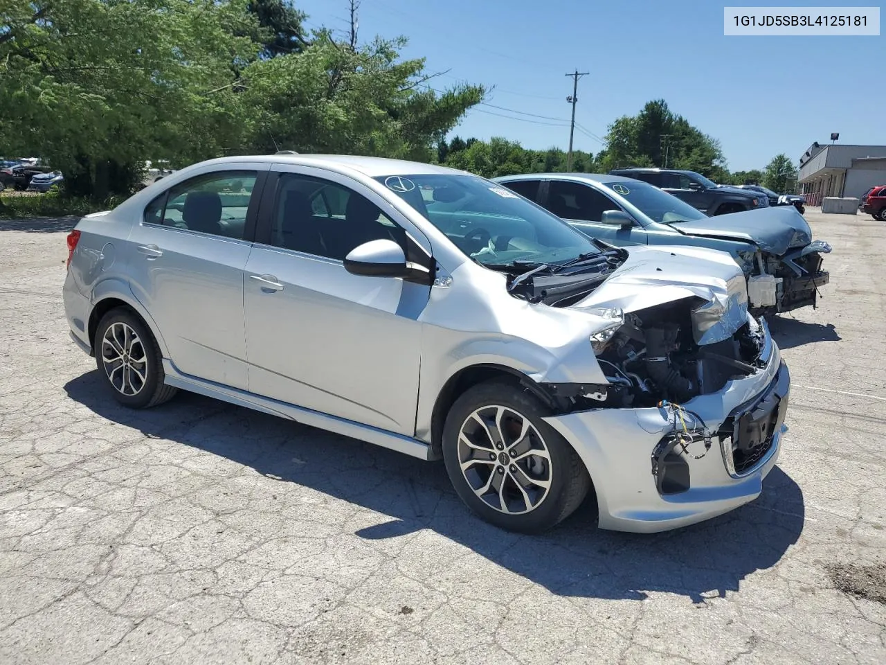 2020 Chevrolet Sonic Lt VIN: 1G1JD5SB3L4125181 Lot: 58294554