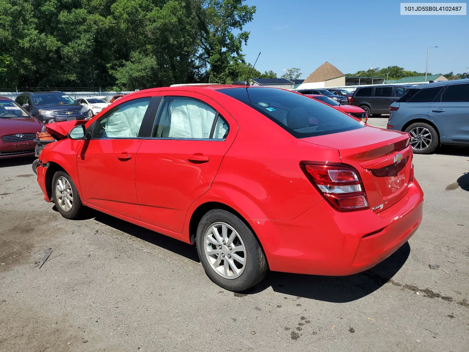 2020 Chevrolet Sonic Lt VIN: 1G1JD5SB0L4102487 Lot: 66684244