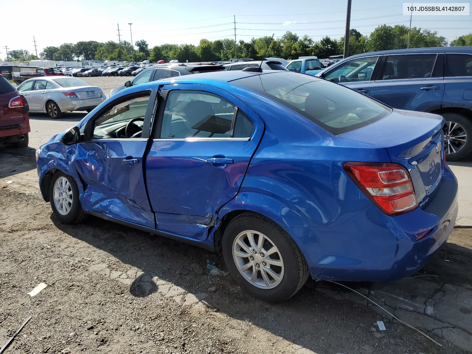 2020 Chevrolet Sonic Lt VIN: 1G1JD5SB5L4142807 Lot: 68078454