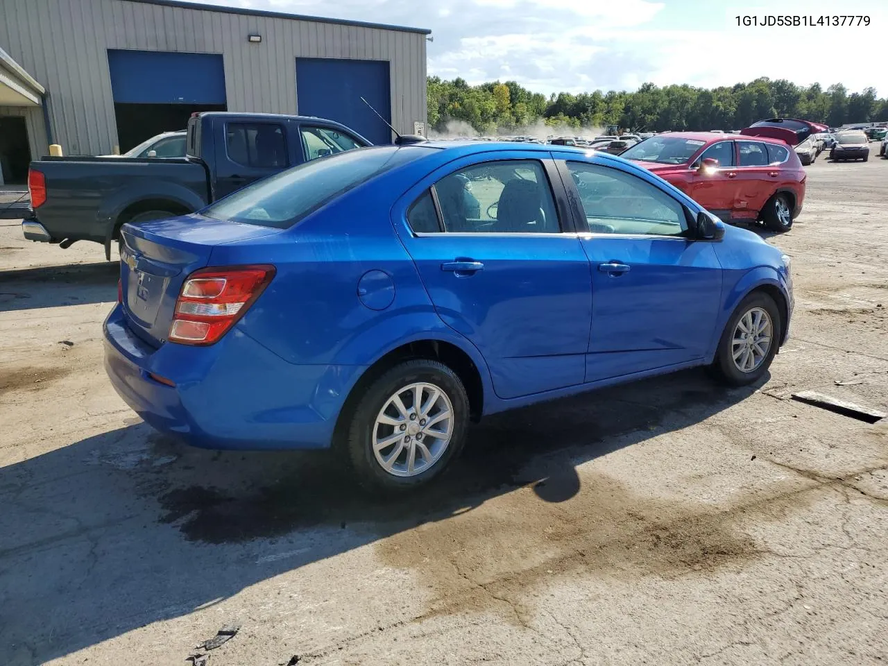 2020 Chevrolet Sonic Lt VIN: 1G1JD5SB1L4137779 Lot: 69280214