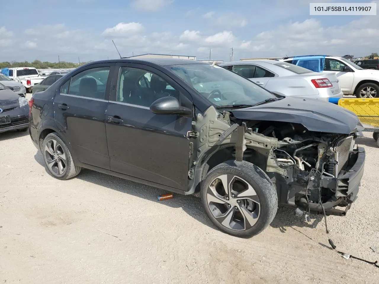 2020 Chevrolet Sonic Premier VIN: 1G1JF5SB1L4119907 Lot: 71456144