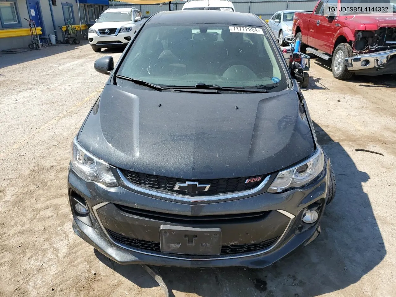 1G1JD5SB5L4144332 2020 Chevrolet Sonic Lt