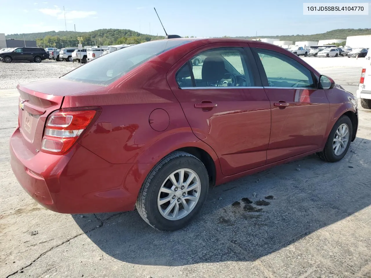 2020 Chevrolet Sonic Lt VIN: 1G1JD5SB5L4104770 Lot: 72047954