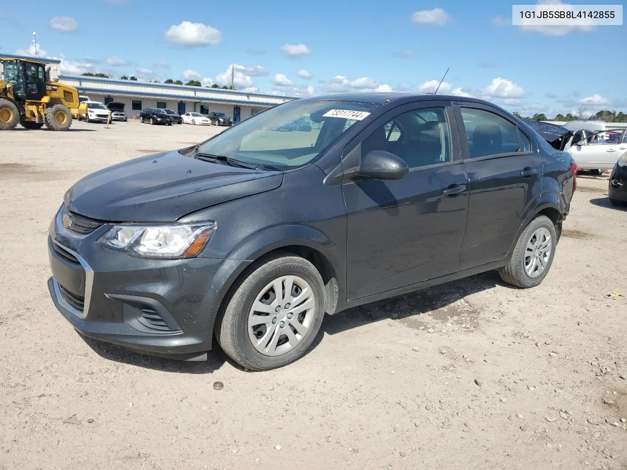 2020 Chevrolet Sonic Ls VIN: 1G1JB5SB8L4142855 Lot: 73317744