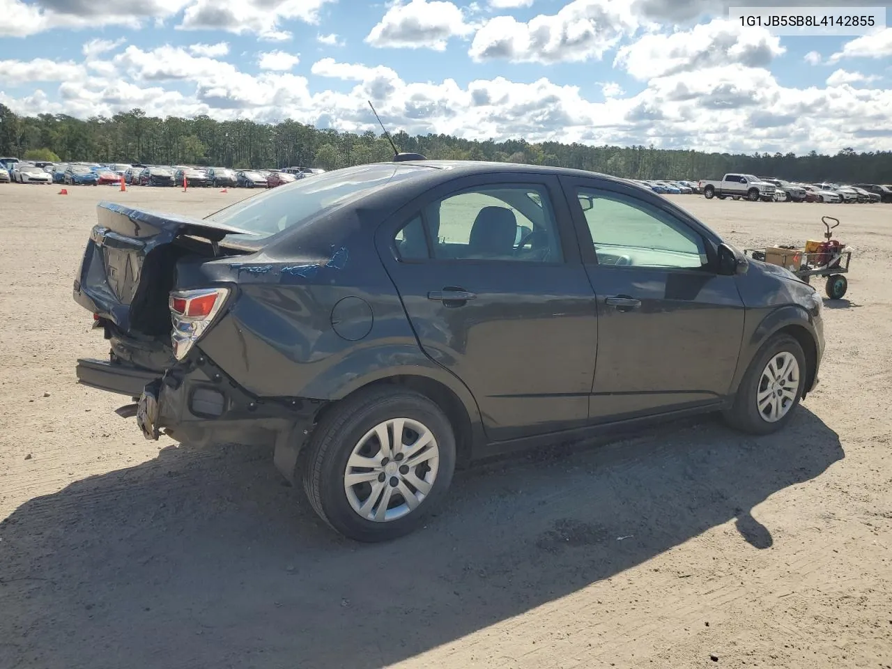 2020 Chevrolet Sonic Ls VIN: 1G1JB5SB8L4142855 Lot: 73317744