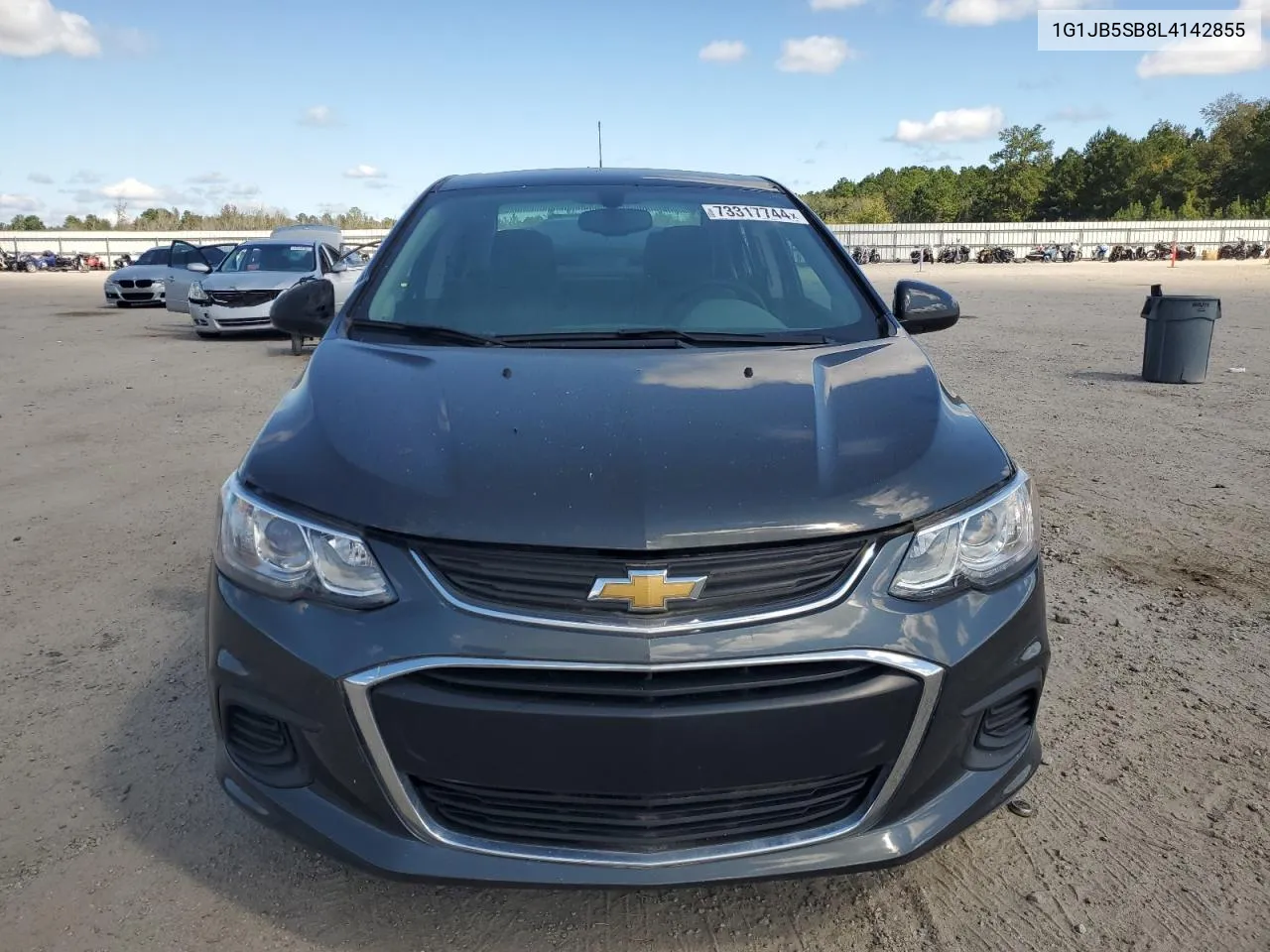 2020 Chevrolet Sonic Ls VIN: 1G1JB5SB8L4142855 Lot: 73317744