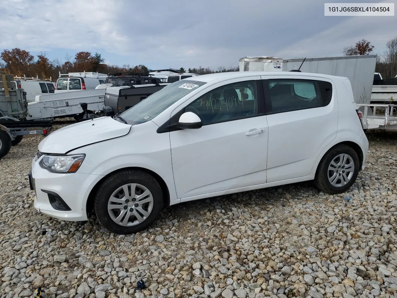 2020 Chevrolet Sonic VIN: 1G1JG6SBXL4104504 Lot: 74274094