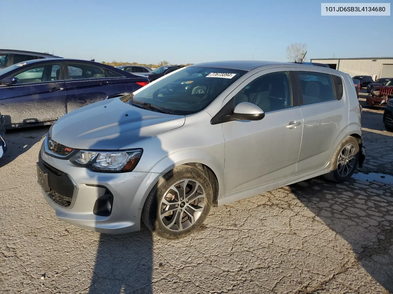 2020 Chevrolet Sonic Lt VIN: 1G1JD6SB3L4134680 Lot: 77673394