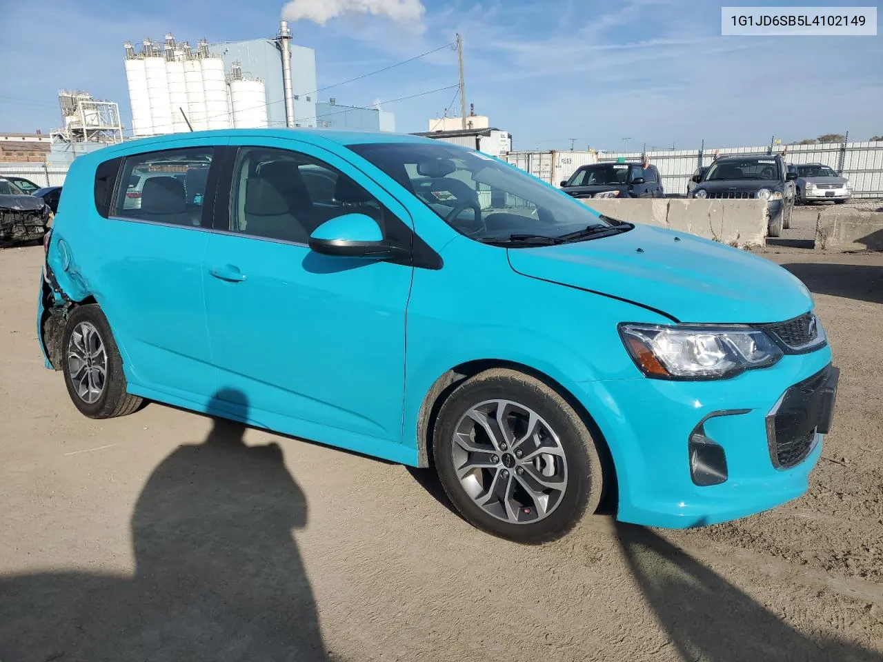 2020 Chevrolet Sonic Lt VIN: 1G1JD6SB5L4102149 Lot: 77870384