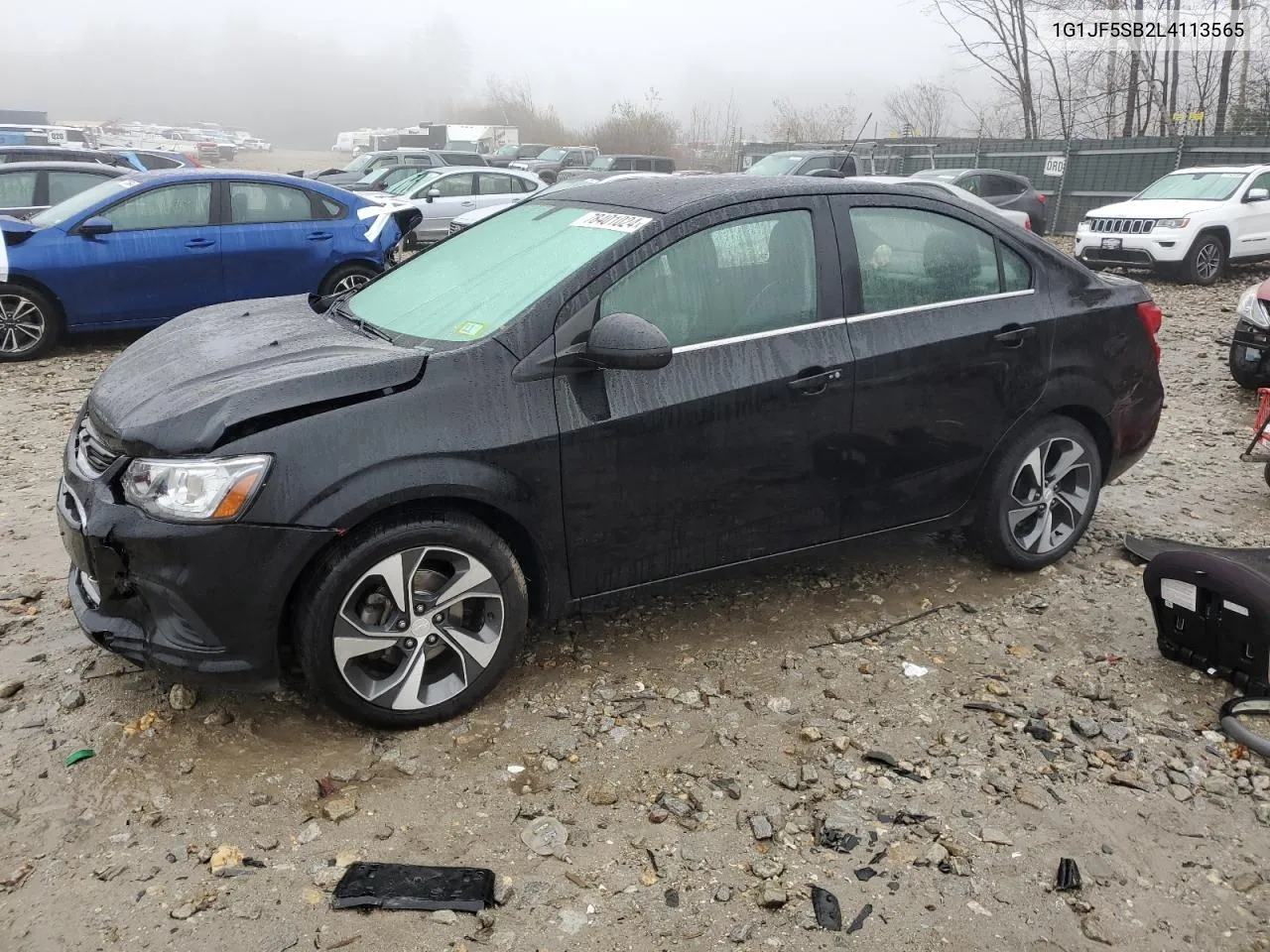 2020 Chevrolet Sonic Premier VIN: 1G1JF5SB2L4113565 Lot: 78401024