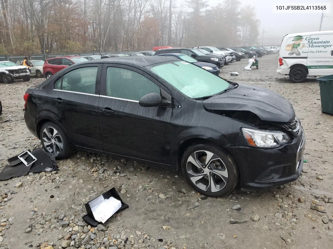 2020 Chevrolet Sonic Premier VIN: 1G1JF5SB2L4113565 Lot: 78401024