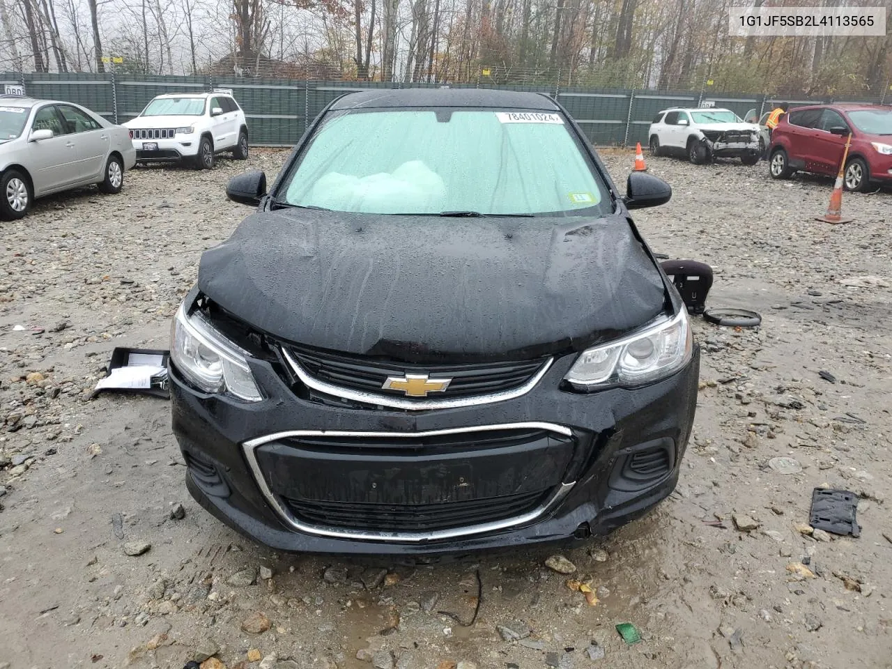 2020 Chevrolet Sonic Premier VIN: 1G1JF5SB2L4113565 Lot: 78401024