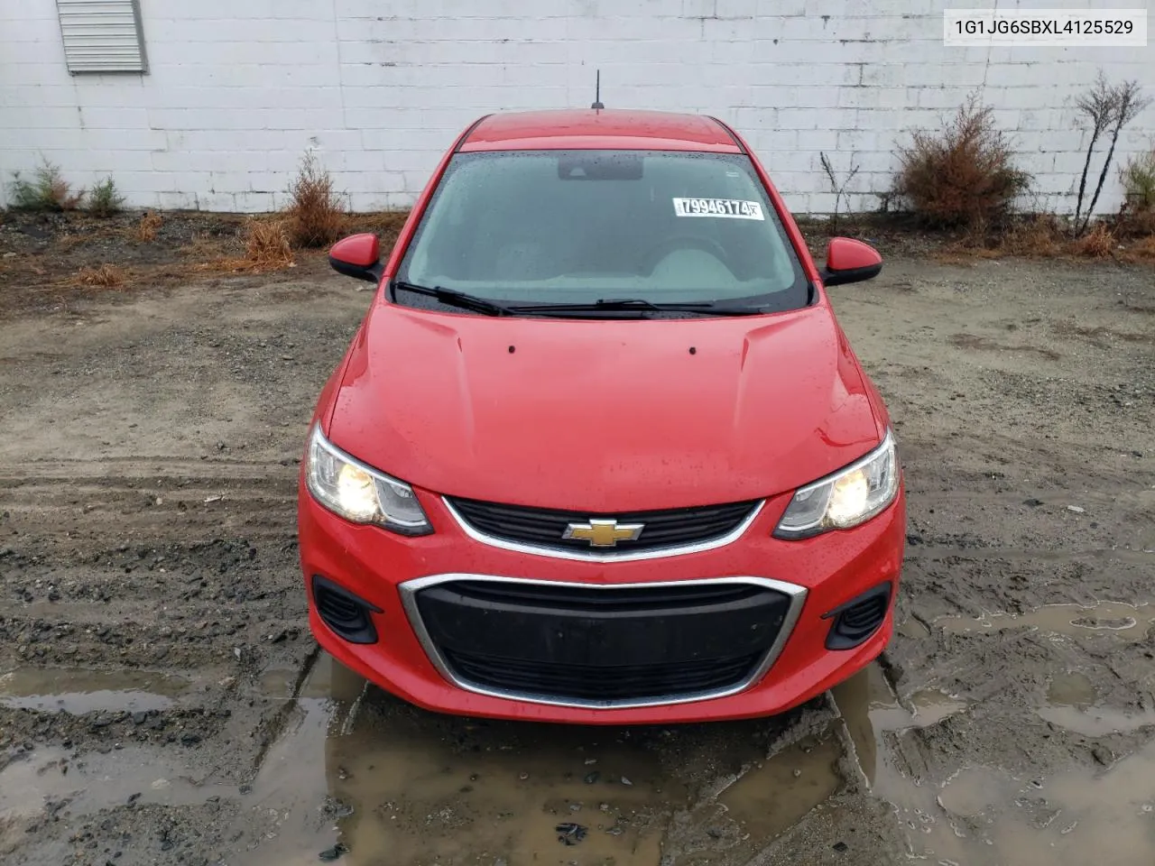 2020 Chevrolet Sonic VIN: 1G1JG6SBXL4125529 Lot: 79946174