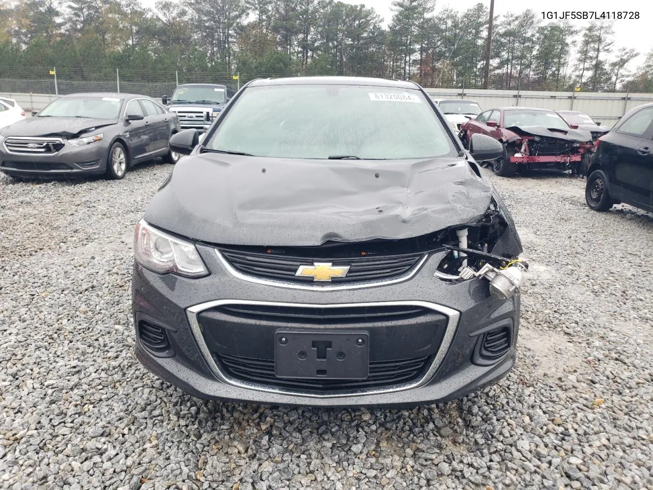 2020 Chevrolet Sonic Premier VIN: 1G1JF5SB7L4118728 Lot: 81320084