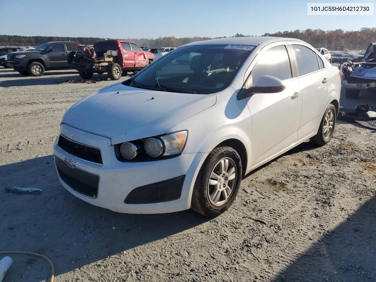 2025 Chevrolet Sonic Lt VIN: 1G1JC5SH6D4212730 Lot: 76794874