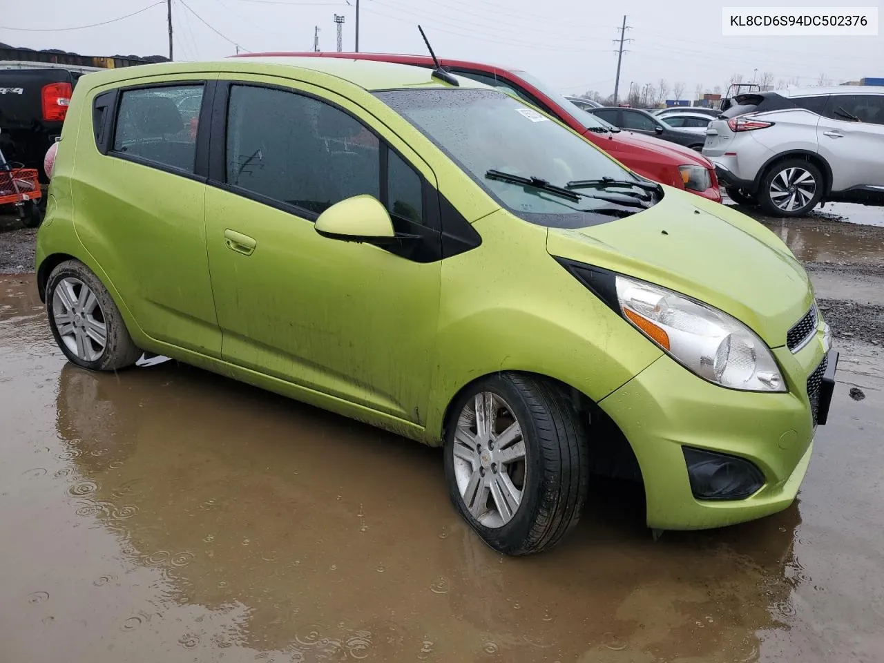 2013 Chevrolet Spark 1Lt VIN: KL8CD6S94DC502376 Lot: 45337304