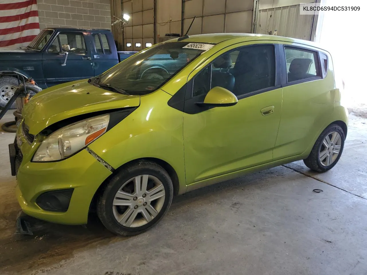 2013 Chevrolet Spark 1Lt VIN: KL8CD6S94DC531909 Lot: 49552554