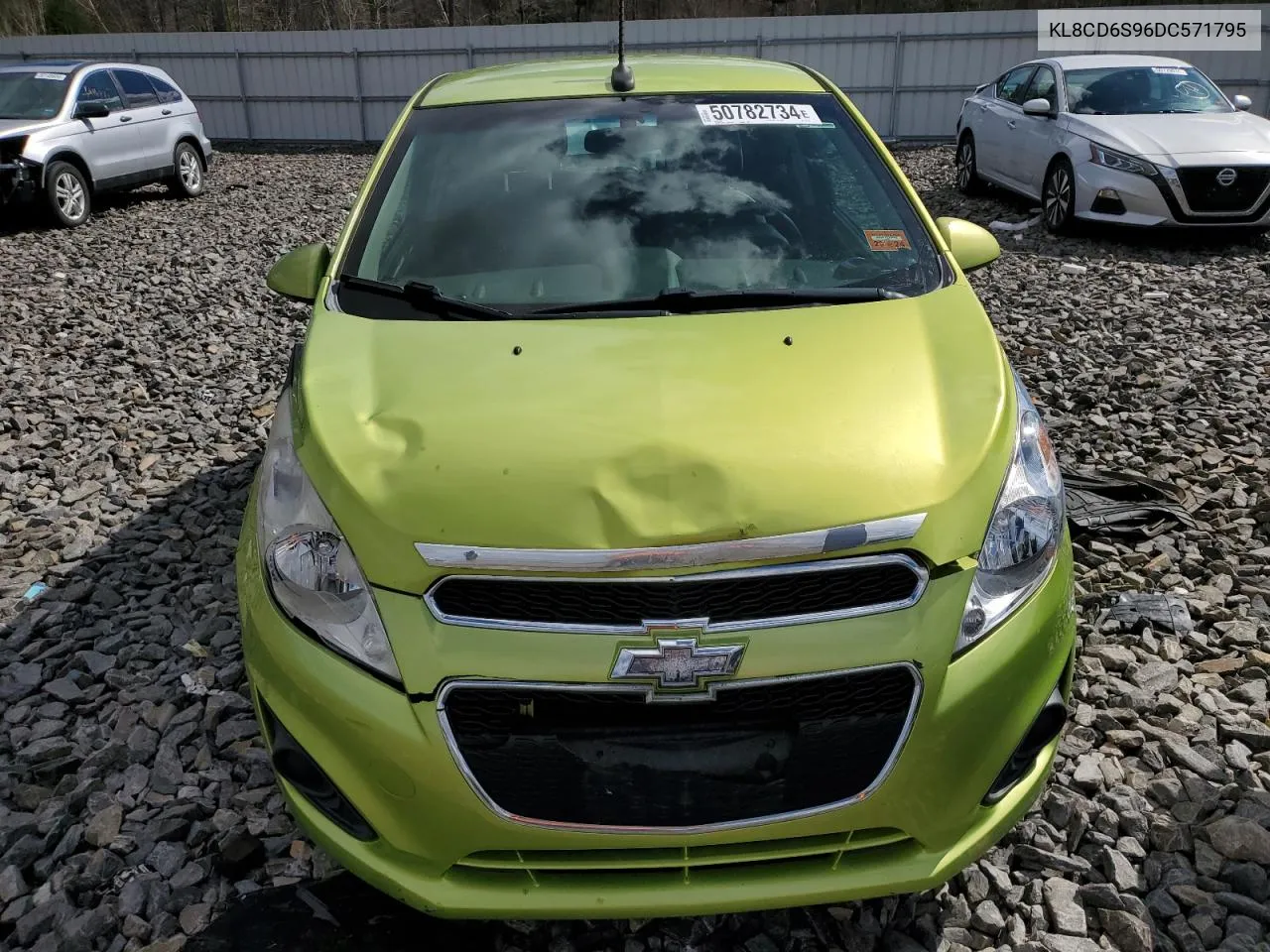 2013 Chevrolet Spark 1Lt VIN: KL8CD6S96DC571795 Lot: 50782734