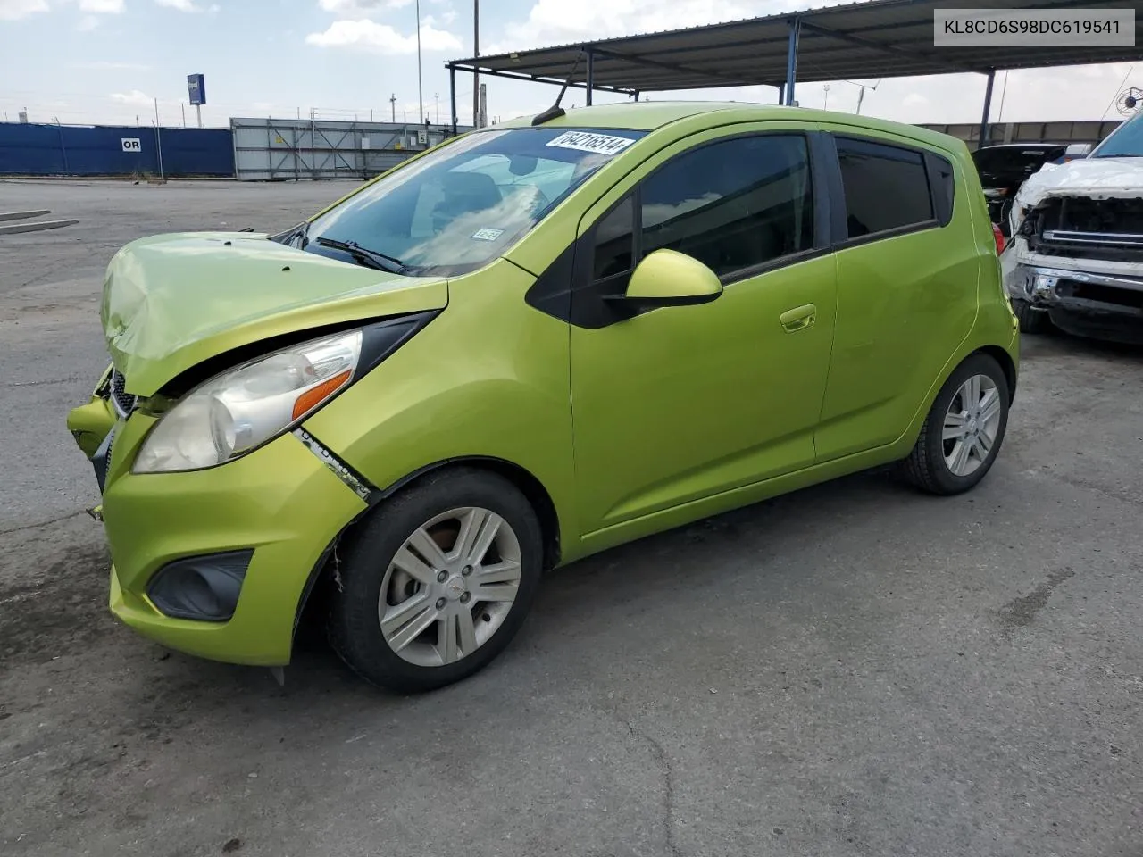 2013 Chevrolet Spark 1Lt VIN: KL8CD6S98DC619541 Lot: 64216514