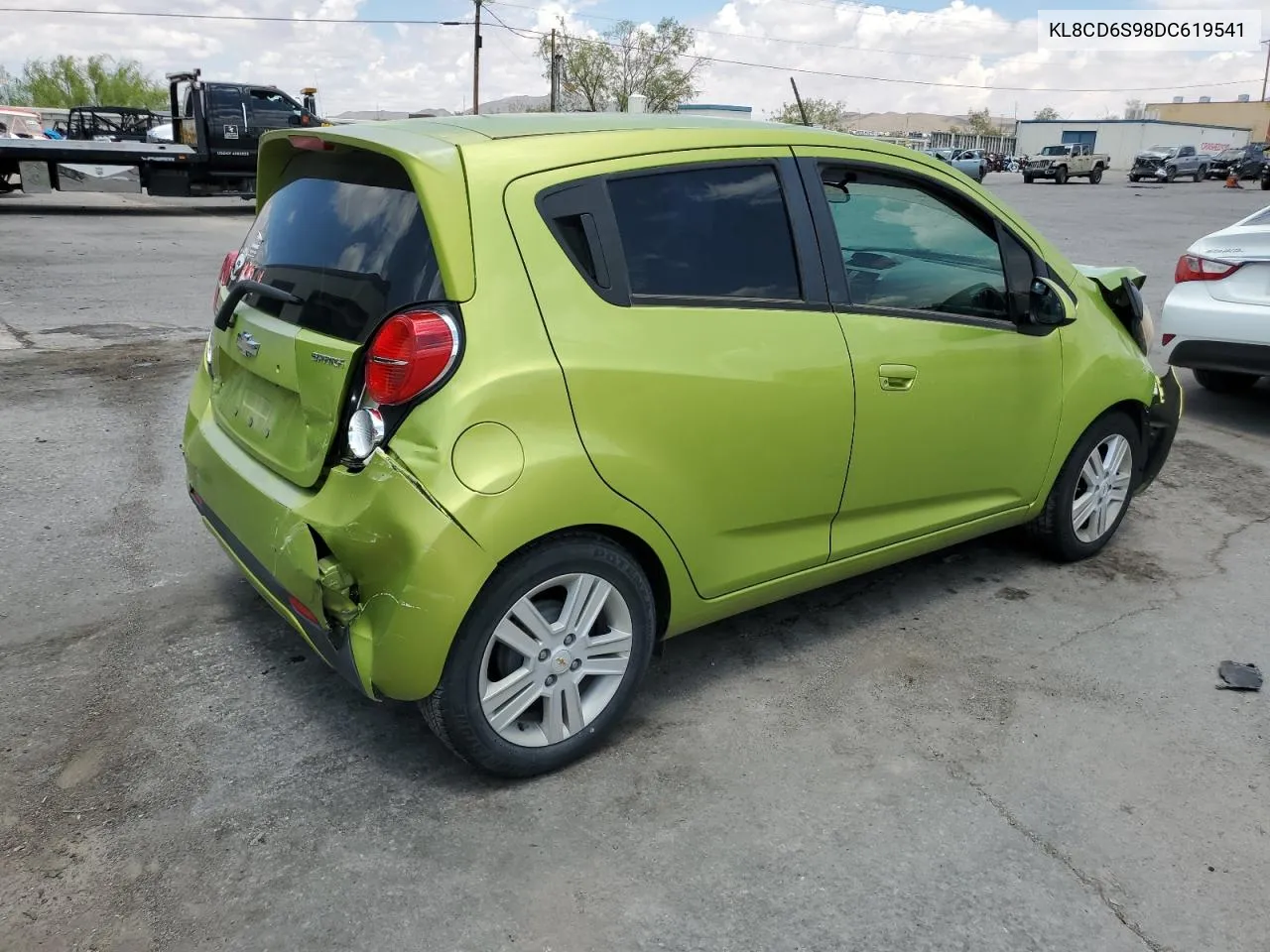 2013 Chevrolet Spark 1Lt VIN: KL8CD6S98DC619541 Lot: 64216514