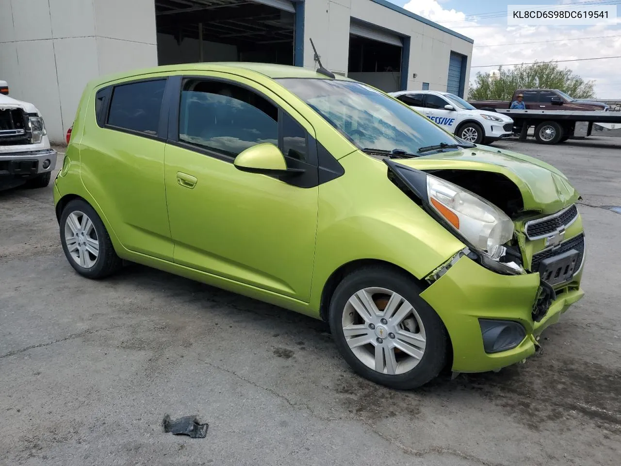 2013 Chevrolet Spark 1Lt VIN: KL8CD6S98DC619541 Lot: 64216514