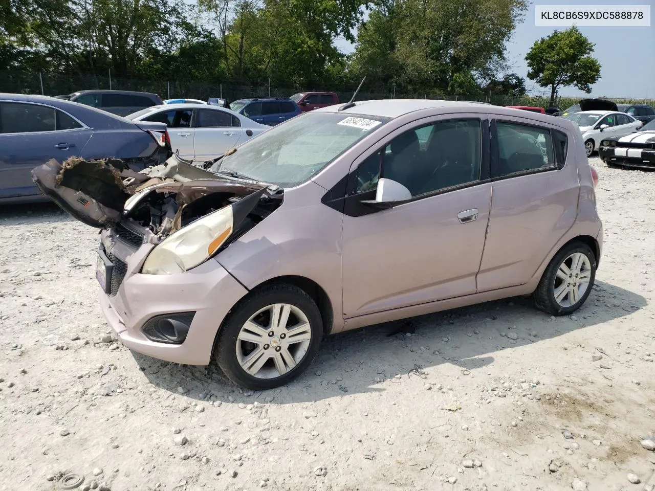 2013 Chevrolet Spark Ls VIN: KL8CB6S9XDC588878 Lot: 68542104